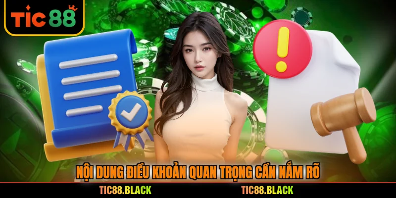 Nội dung điều khoản quan trọng cần nắm rõ
